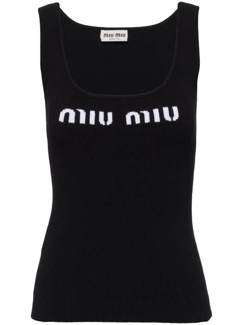 miu miu tank top|miu mitu vests for women.